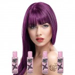 Crazy Color Aubergine 50 hajszínező krém, 100 ml 