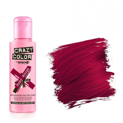 Crazy Color Ruby Rouge 66 hajszínező krém,  100 ml 